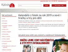 Tablet Screenshot of kalvos.cz