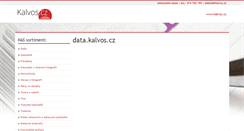 Desktop Screenshot of data.kalvos.cz