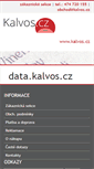 Mobile Screenshot of data.kalvos.cz