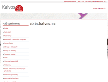 Tablet Screenshot of data.kalvos.cz