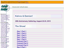 Tablet Screenshot of kalvos.org